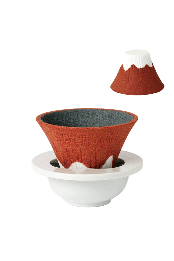 Mt. Fuji Ceramic Coffee Filter Reusable