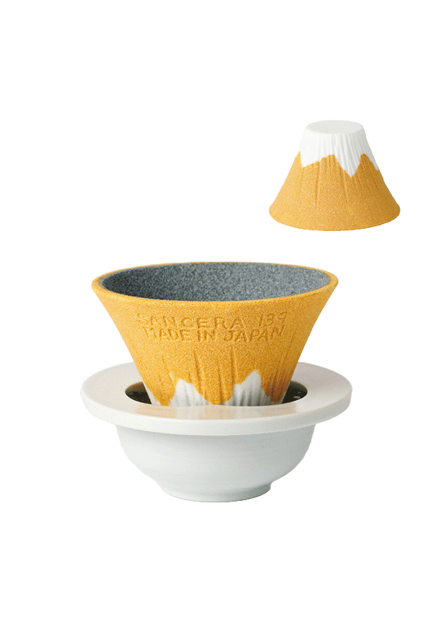 Mt. Fuji Ceramic Coffee Filter Reusable