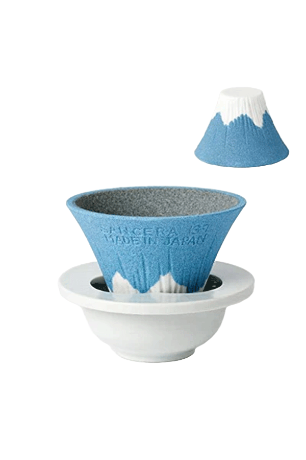 Mt. Fuji Ceramic Coffee Filter Reusable