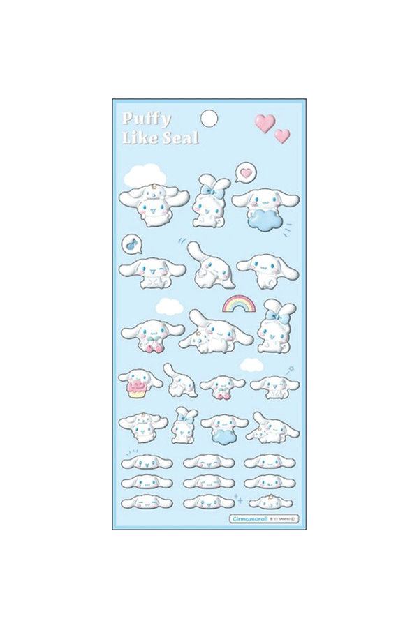 Puffy Like Seal Stickers: Sanrio