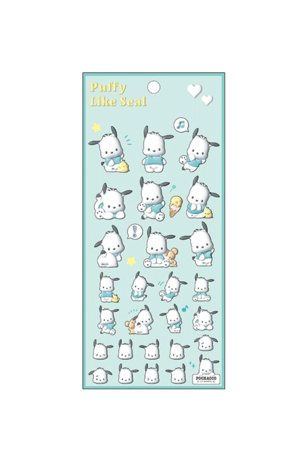 Puffy Like Seal Stickers: Sanrio