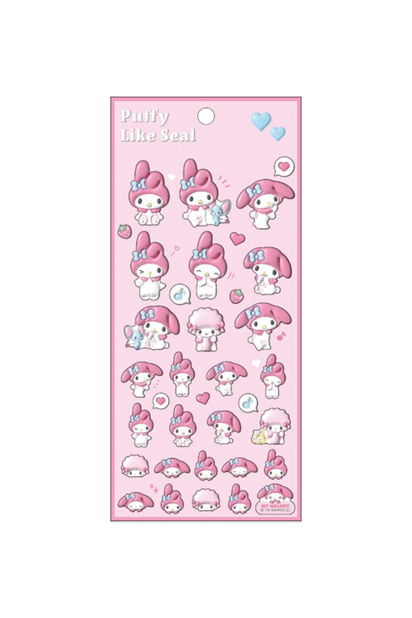 Puffy Like Seal Stickers: Sanrio