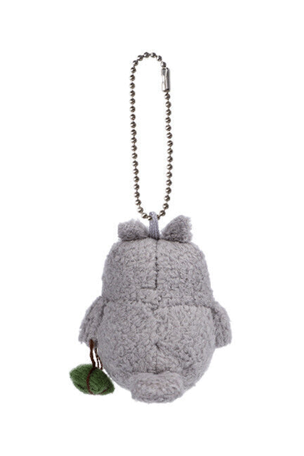 Fluffy Grey Totoro Keychain: My Neighbor Totoro