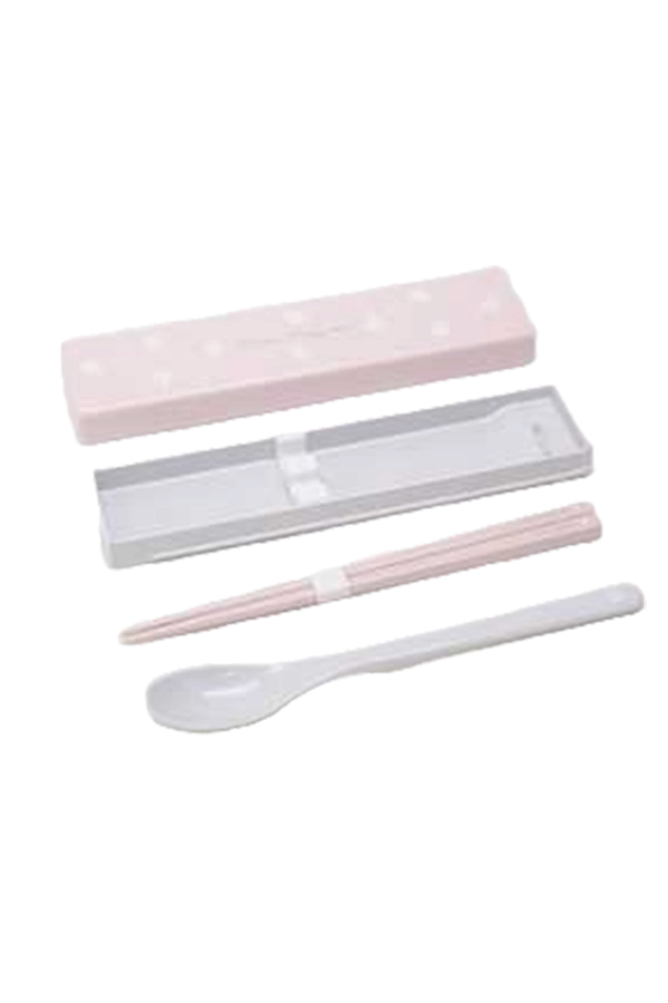 Chopsticks & Spoon Case Set: Choose Happiness