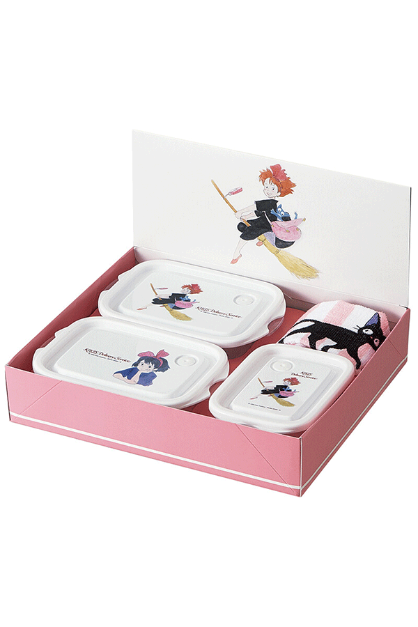 Kiki's Bento Box Gavesett 4 vannfarger: Kiki's Delivery Service