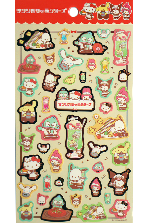 Gold Stickers: Sanrio