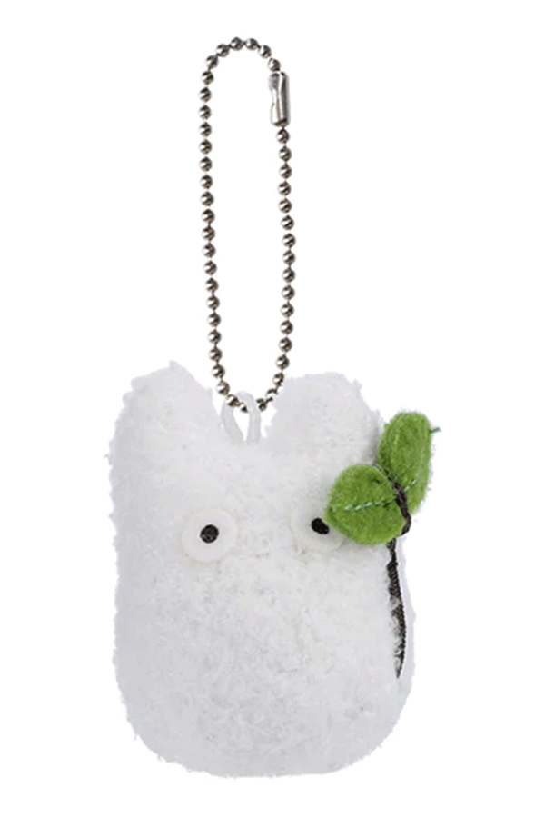 Fluffy Grey Totoro Keychain: My Neighbor Totoro