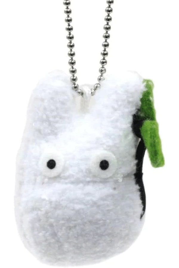 Fluffy Grey Totoro Keychain: My Neighbor Totoro