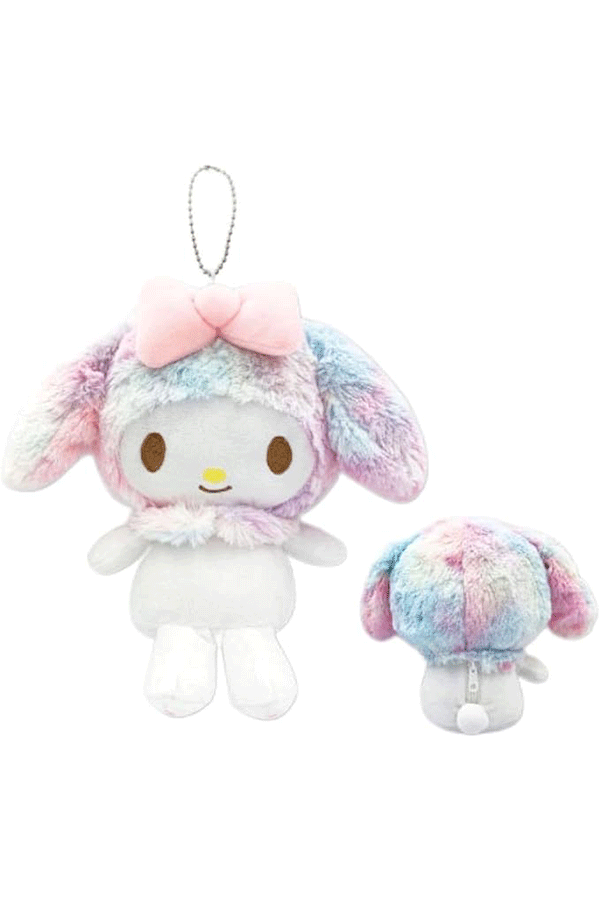 Rainbow Pouch Plush: My Melody