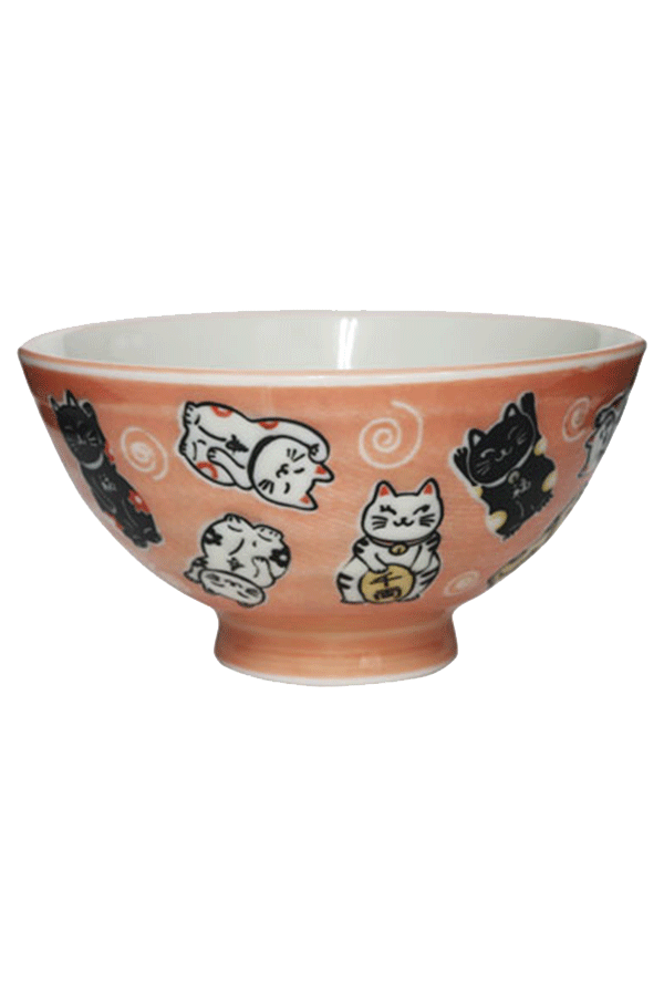 Cat Rice Bowl: Maneki-neko