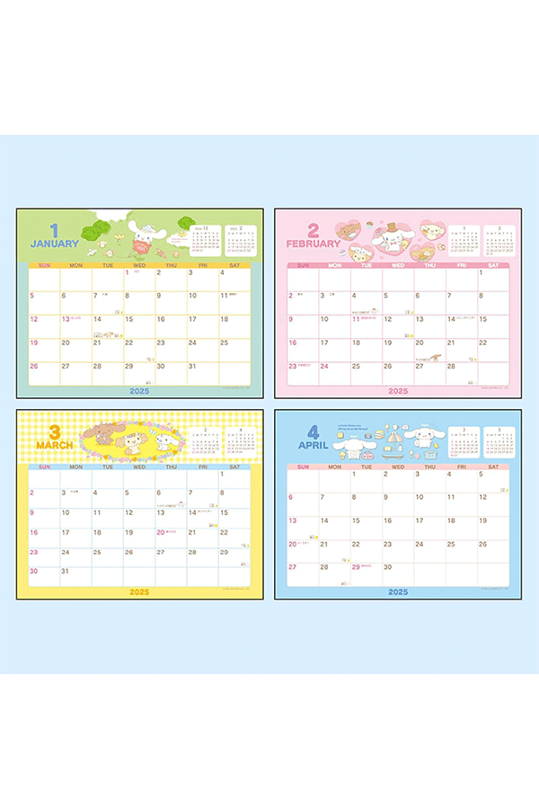 Calendar 2025: Cinnamoroll