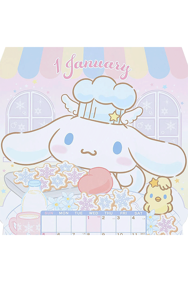 Big Wall Calendar 2025: Cinnamoroll