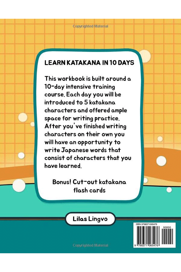 Learn Katakana in 10 Days: Japanese Writing Workbook for Beginners [Pre-Order Only]