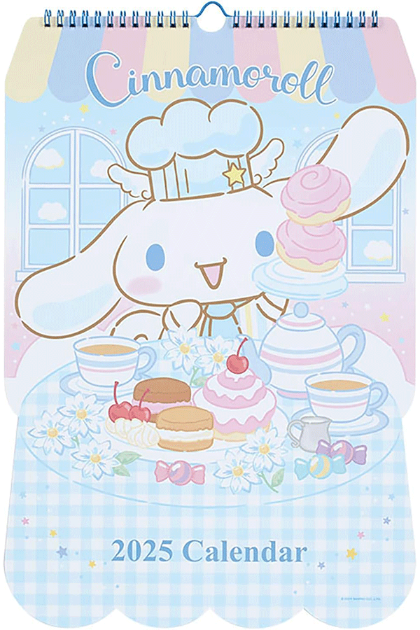 Big Wall Calendar 2025: Cinnamoroll