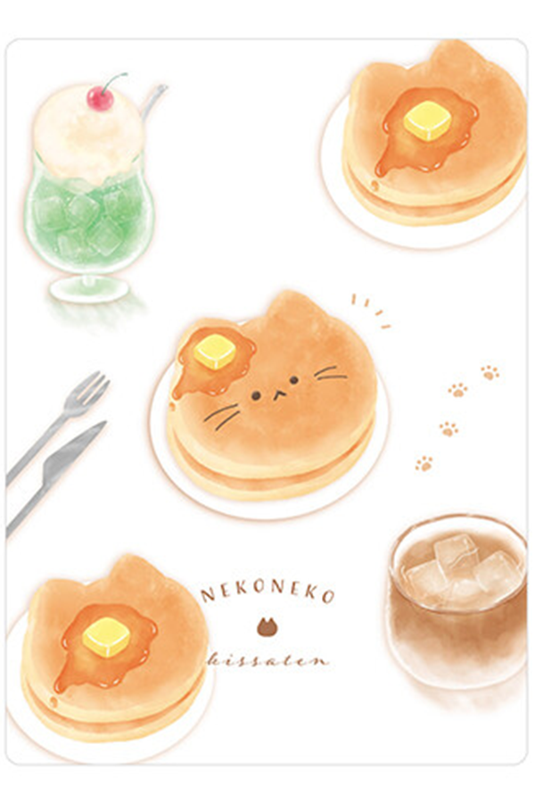 Cafe Undelay Plastic Sheet: Nekoneko