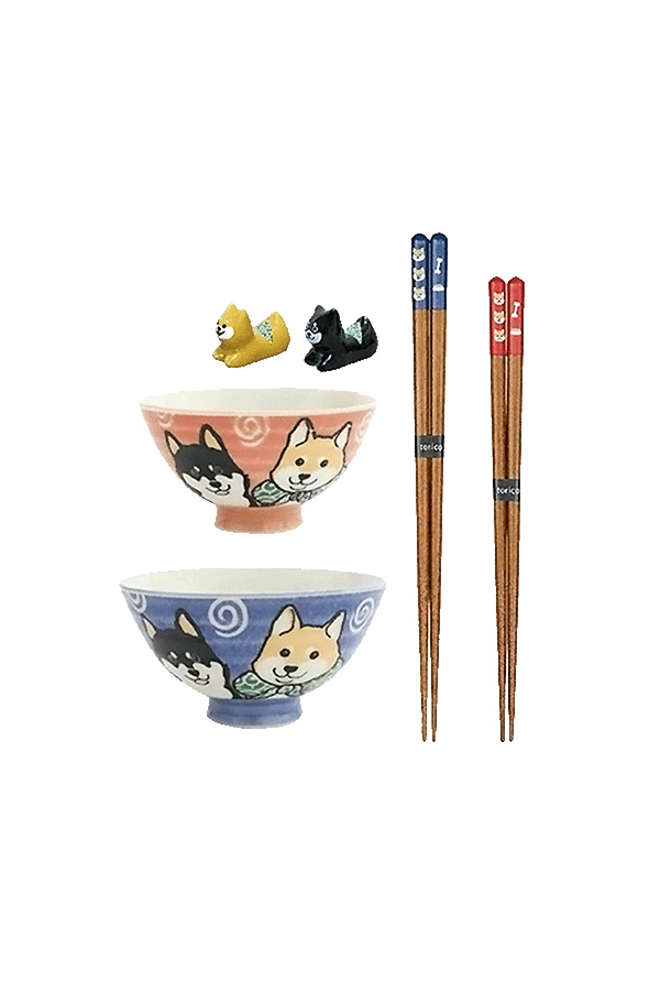 Gift 6-Piece Set: Shiba Inu