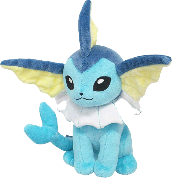 Vaporeon: All Star Collection Plush Toy Alt Japansk