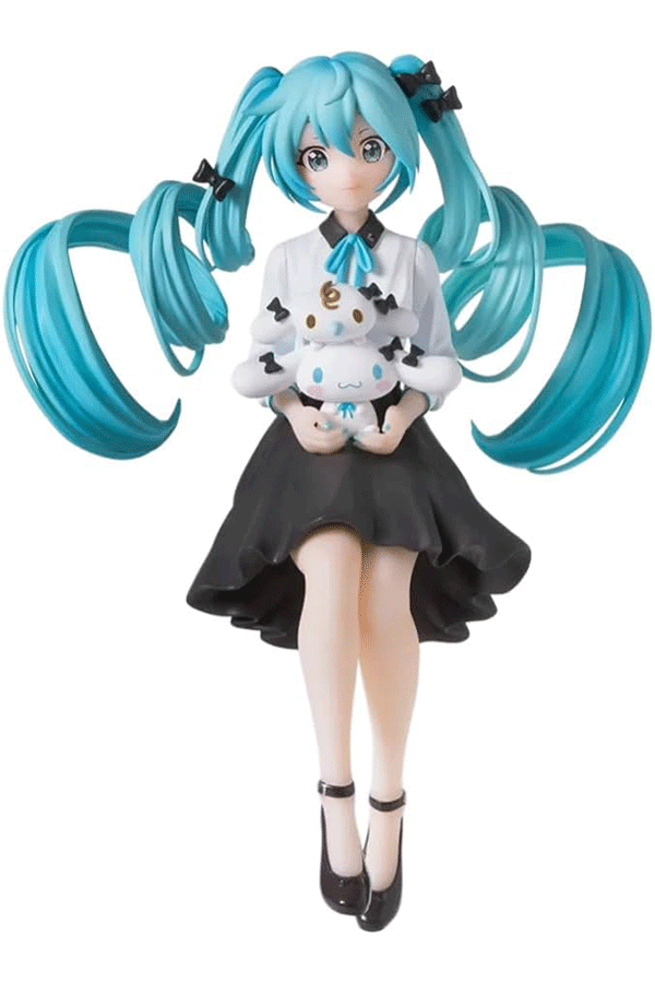 Hatsune Miku x Cinnamoroll Chokonose figur fra SEGA.