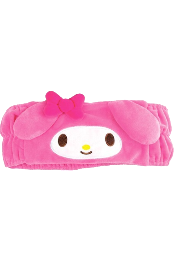 My Melody hårbånd fra Sanrio, perfekt for hudpleie og sminke.
