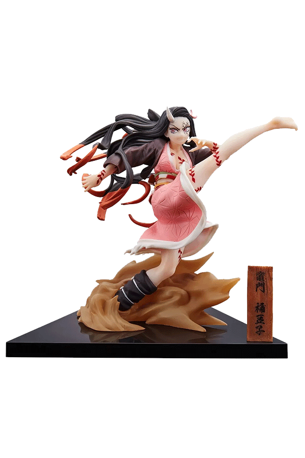 Nezuko Kamado 'Prize C' figur fra Demon Slayer, et Ichiban Kuji-samleobjekt.