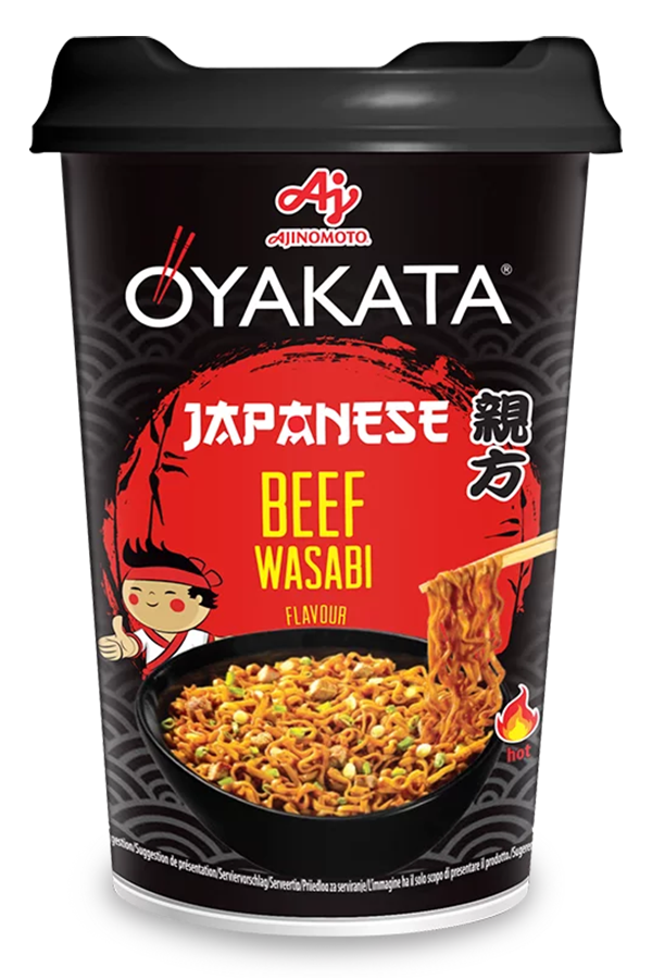 Oyakata Japanese Beef Wasabi Cup instant nudler, 93g