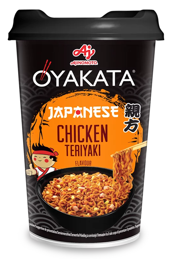 Oyakata Japansk Kylling Teriyaki Cup instant nudler, 96g.