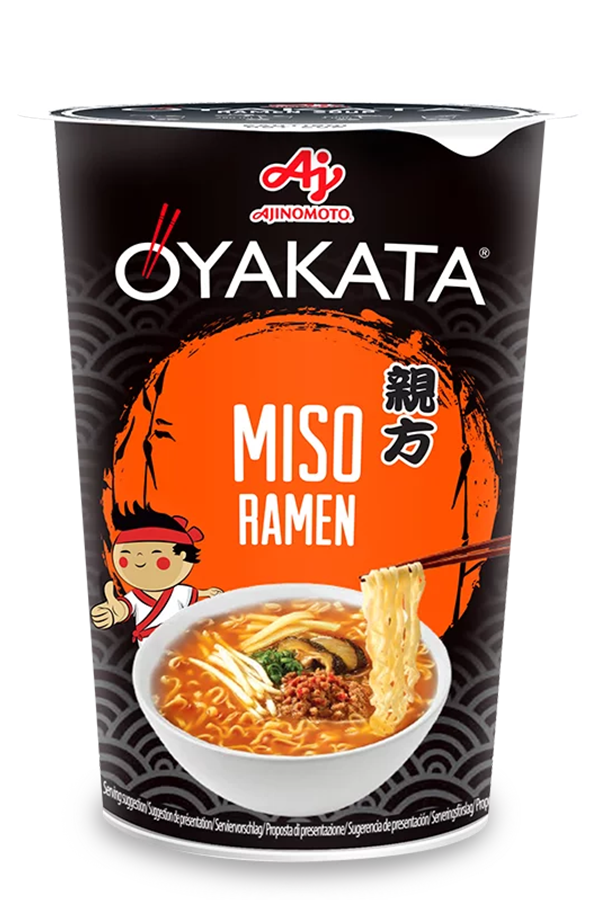 Oyakata Miso Ramen Cup instant nudelsuppe, 66g.