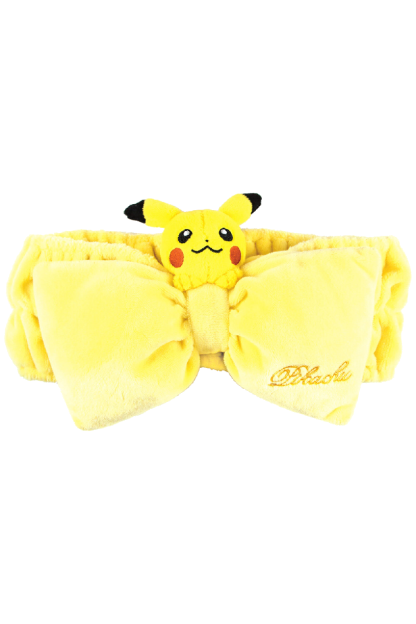 Pikachu hårbånd fra Pokémon, perfekt for hudpleie og sminke.