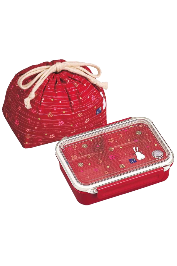 Bento Lunch Box With Bag: Moonflower