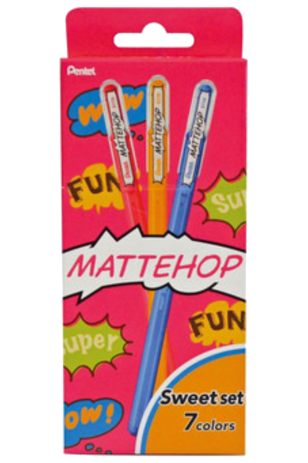 Gel Ink Ballpoint Pen Set Sweet: Mattehop