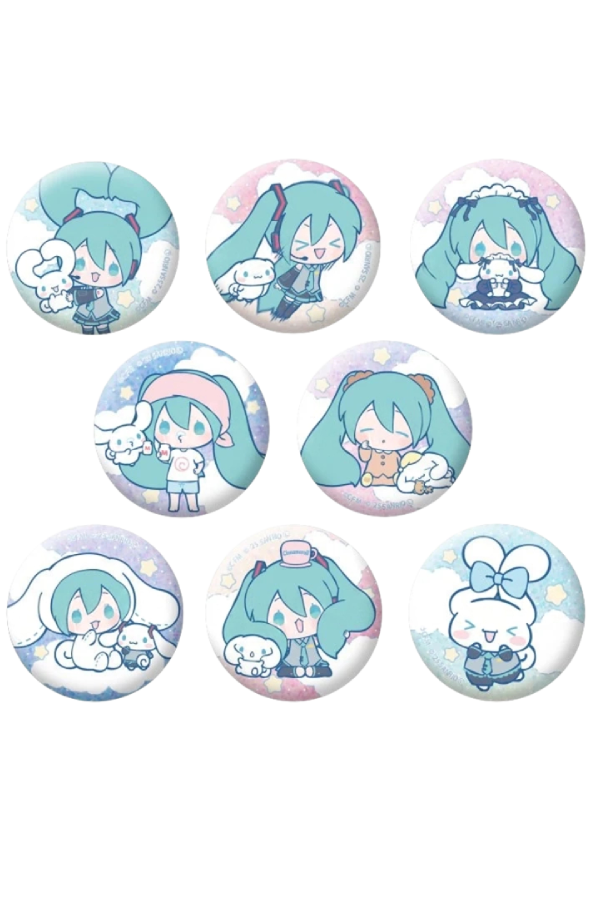 Hatsune Miku x Cinnamoroll Badge: Gatcha