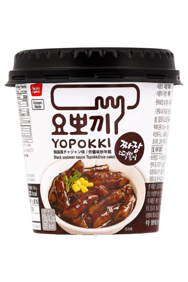 Yopokki Black Bean Cup 120g [Korean]