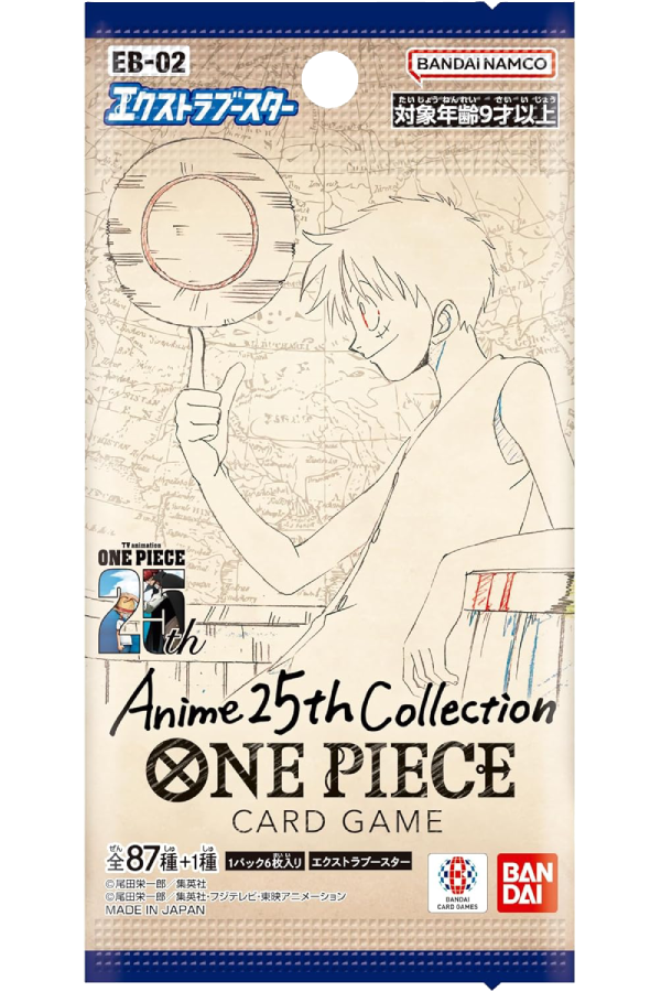 One Piece Card Game Anime 25th Collection EB-02 | Japansk Booster Pack