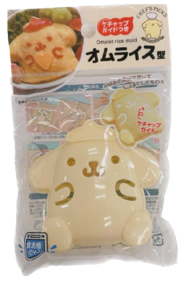 Pakke med Pompompurin omelett-ris form fra Sanrio.