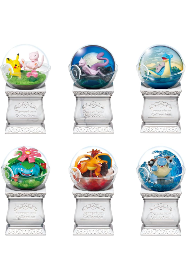 Re-Ment Pokémon Terrarium Collection 15 blind box med 6 ulike Pokémon-terrarium Alt Japansk