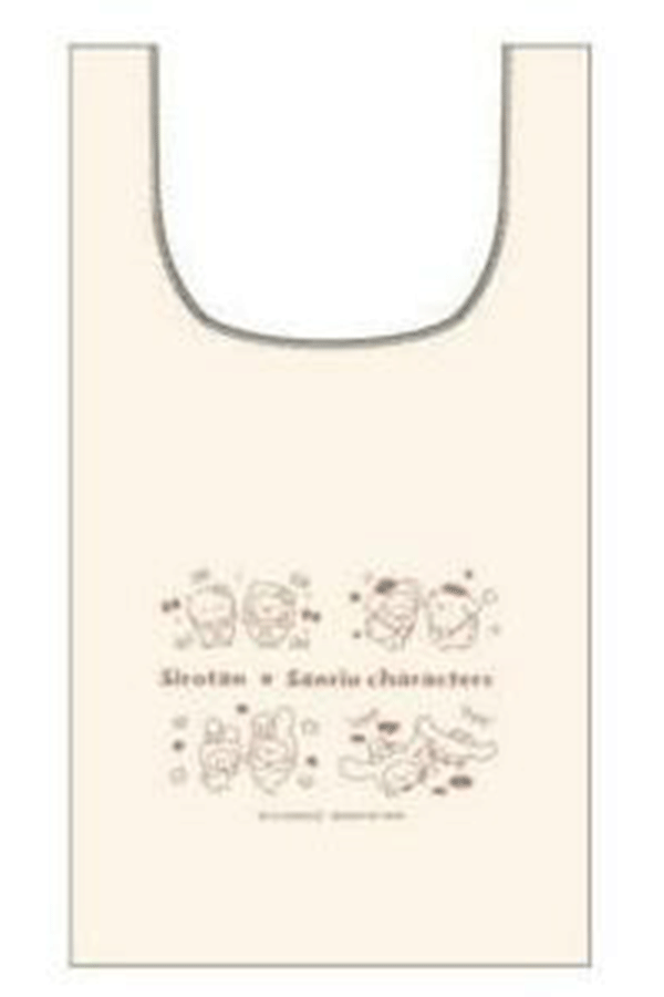 Gjenbrukbart handlenett i canvas med design fra Sanrio x Sirotan-samarbeidet A.