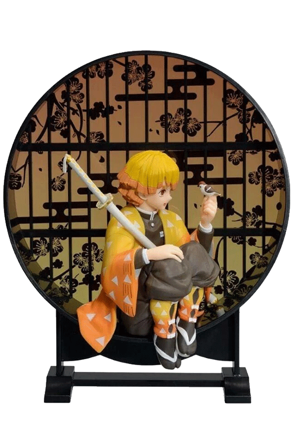 Zenitsu Agatsuma 'Layer Scape' Prize B figur fra Demon Slayer.
